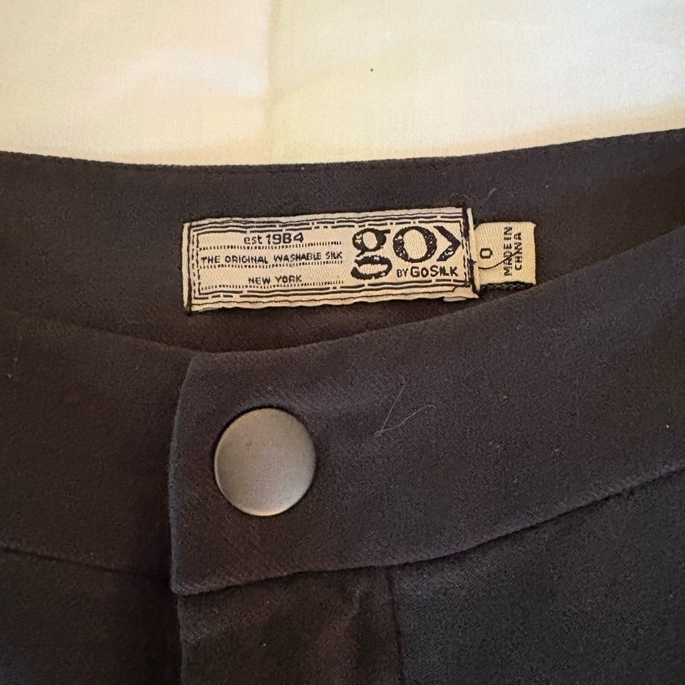 GOsilk Navy Pants
